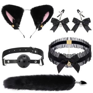 SM Fun Fox Tail 4-piece Set + Ball