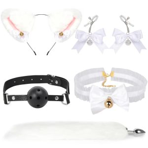 SM Fun Fox Tail 4-piece Set + Ball